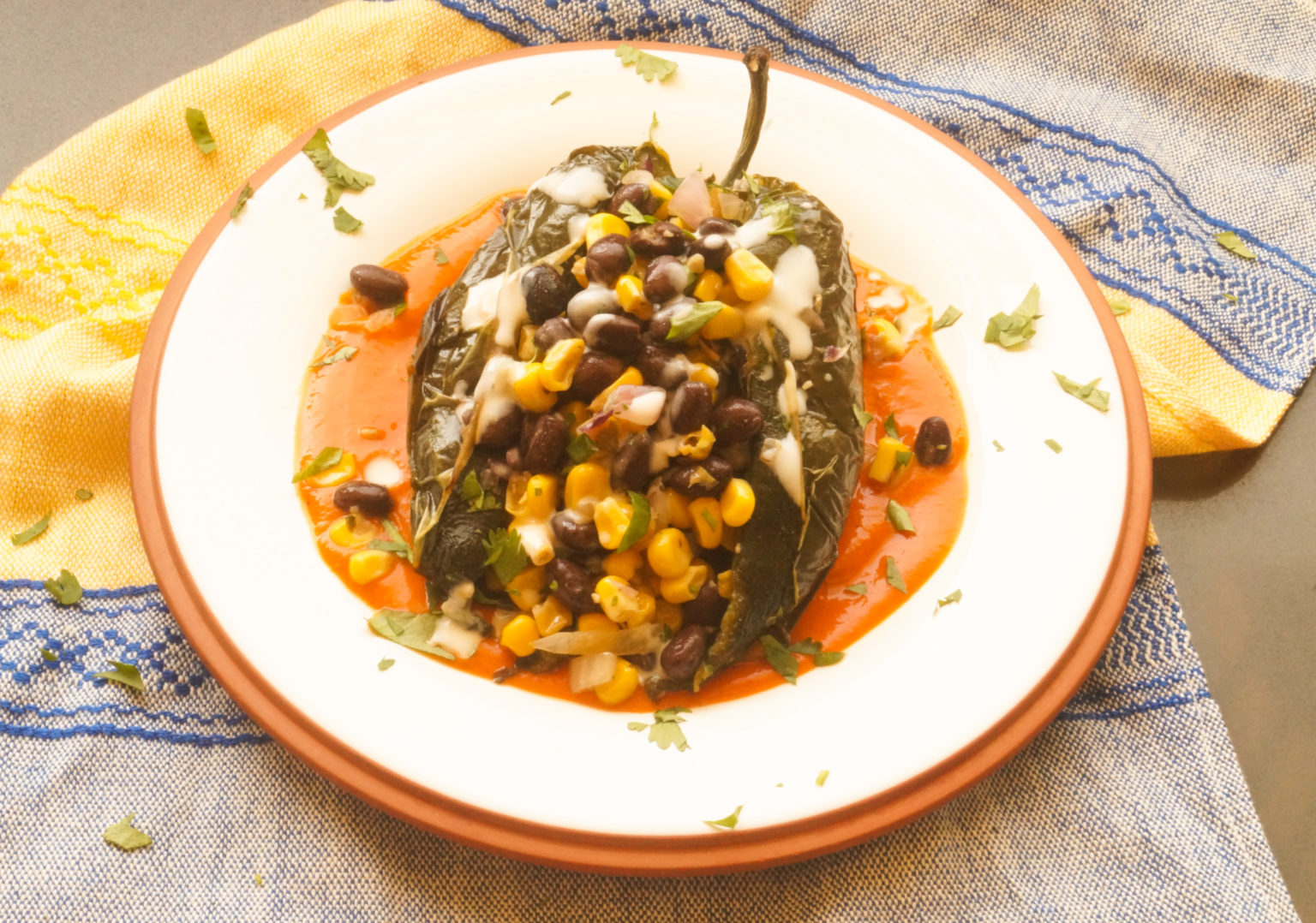 Vegetarian Chile Rellenos CHEF
